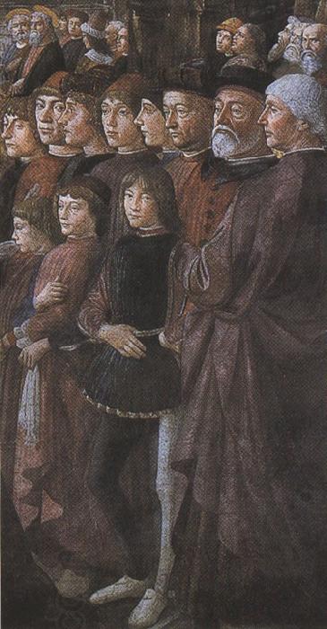 Sandro Botticelli Domenico Ghirlandaio,The Calling of the first Apostles,peter and Andrew (mk36)